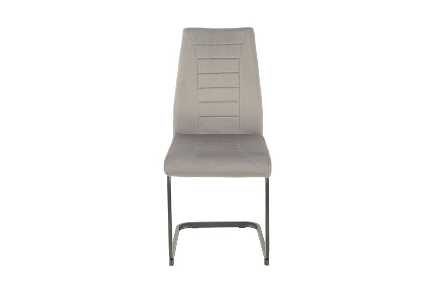 Chairs S-0454 GV (grey velvet) 2pcs - Optimum Plus