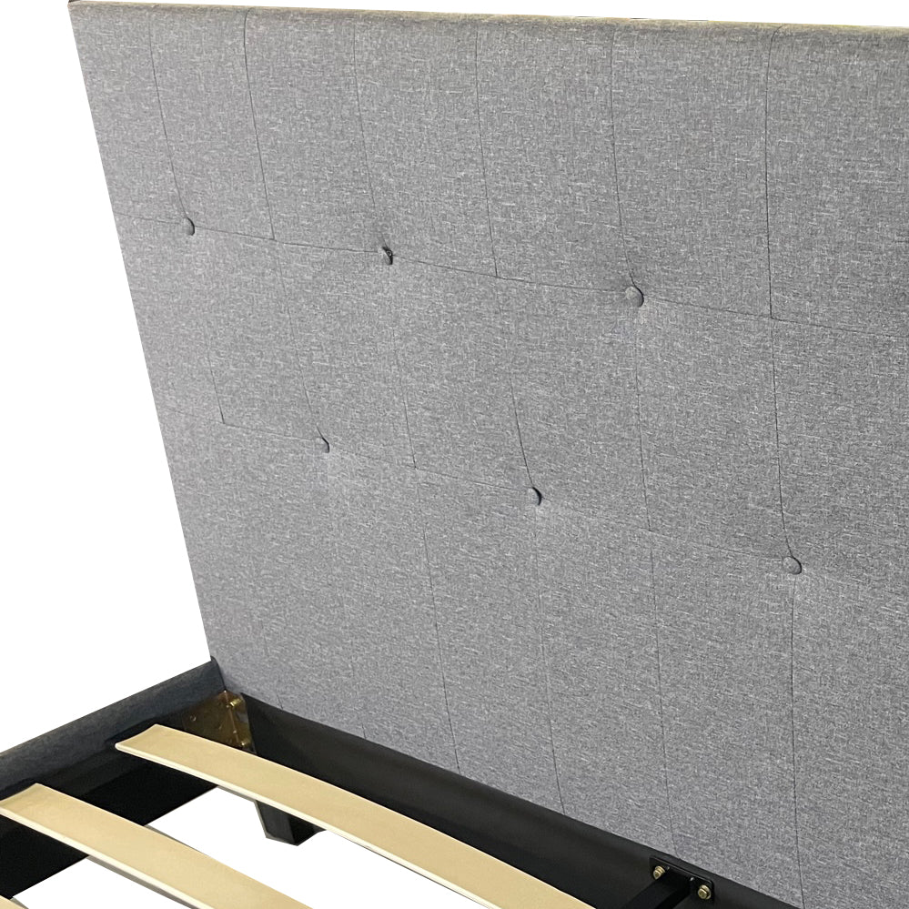 S-8311 platform bed 54" (grey) - Optimum Plus