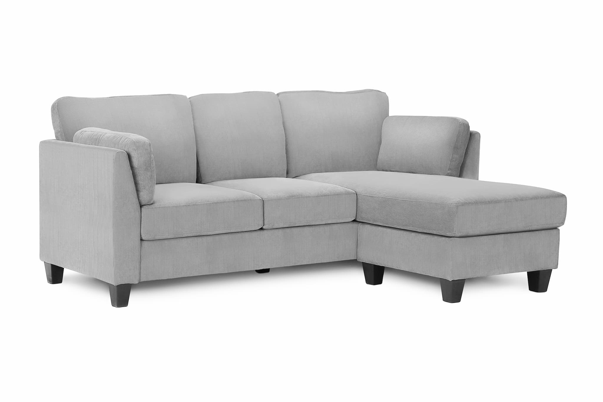 Canapé sectionnel Eva 8714D06 (gris)