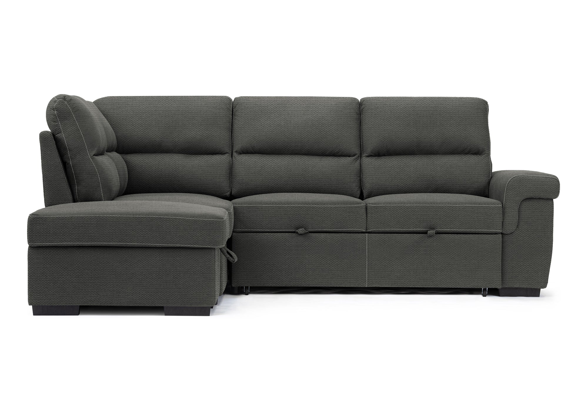 Canapé-lit sectionnel Alberto (Anthracite)