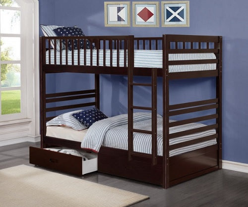 B-110 Bunk Bed (Espresso) - Optimum Plus