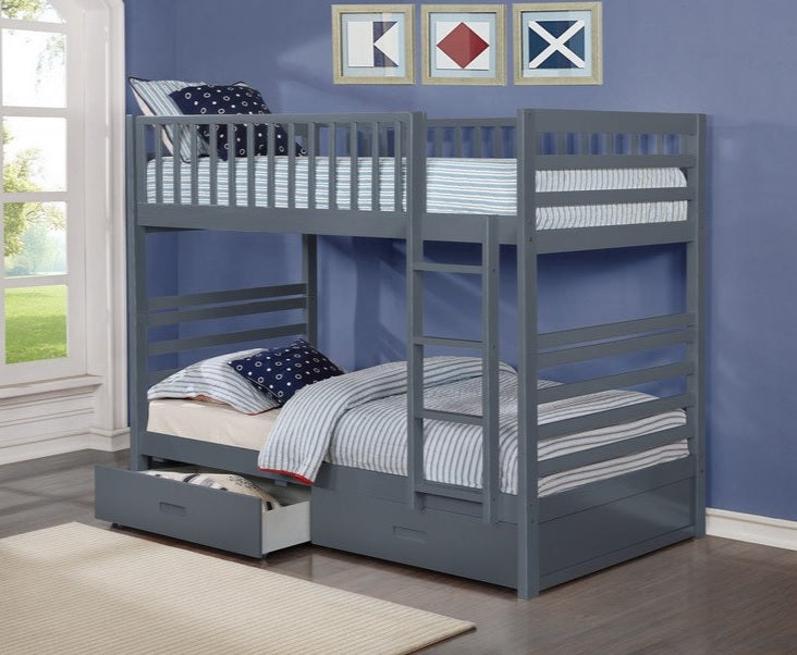 B-110 Bunk Bed (Grey) - Optimum Plus