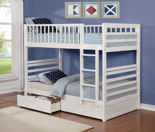 B-110 Bunk Bed (White) - Optimum Plus