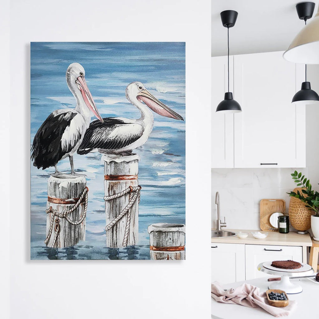 Bird's Day on the Beach - Painting - Optimum Plus