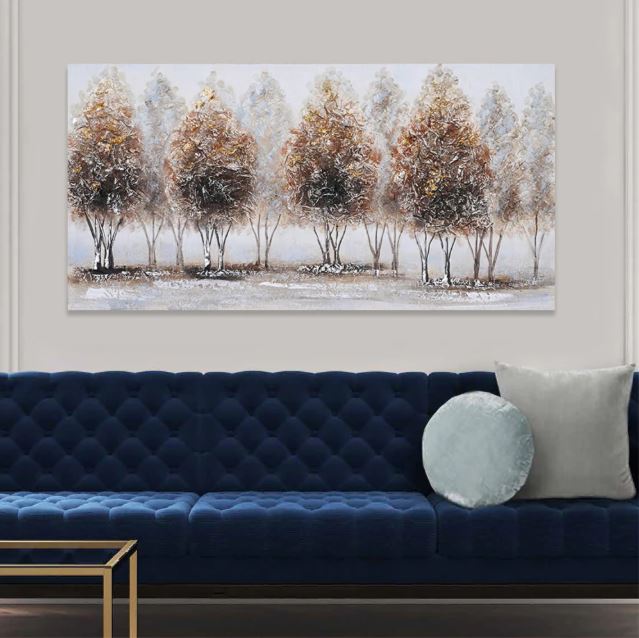 Textured Layered Forest - Painting