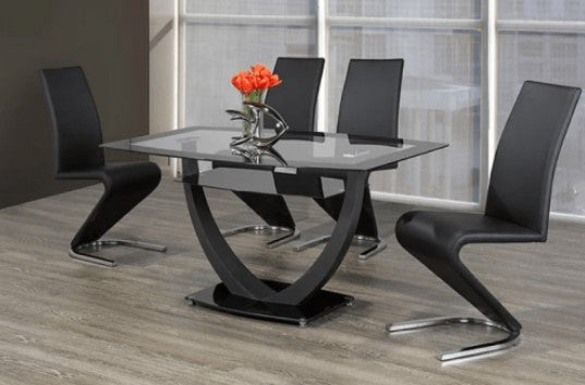 C-1785 Chairs (Black) 2pcs - Optimum Plus