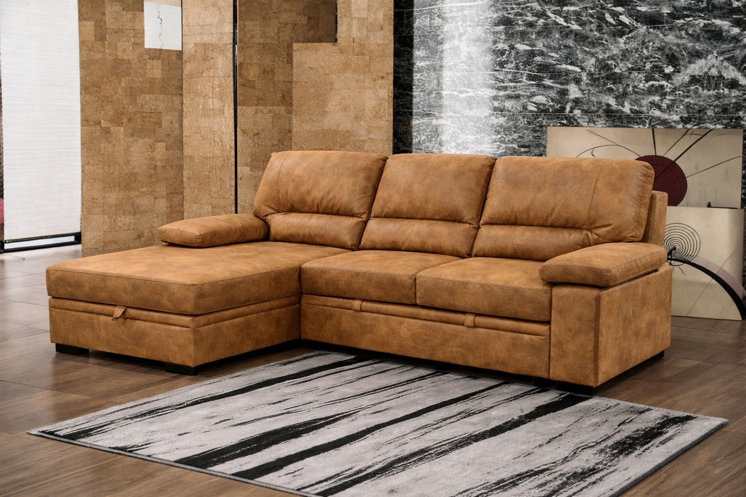 Valery sleeper sofa LHF