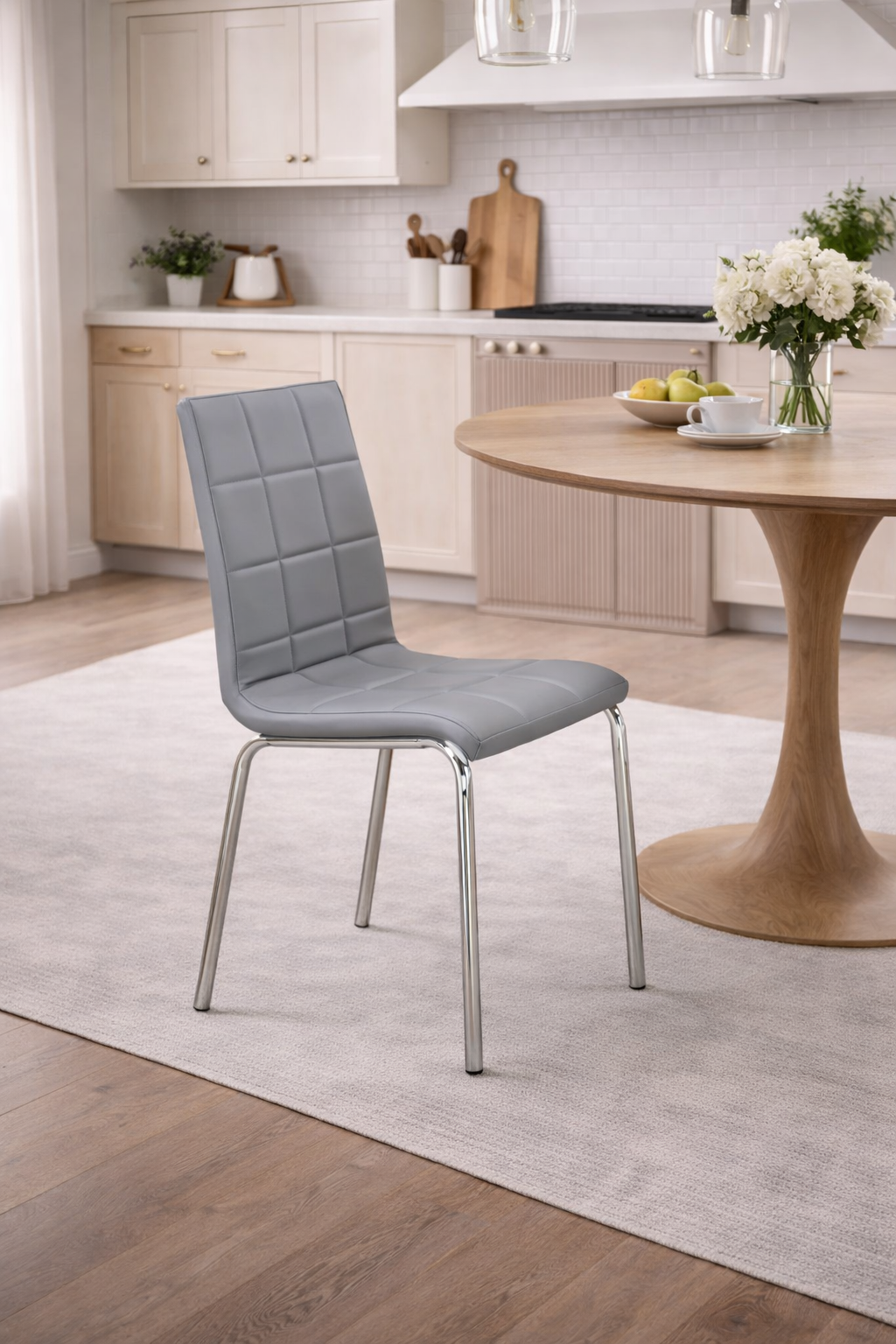 Chaise C-1762 4pcs (gris)