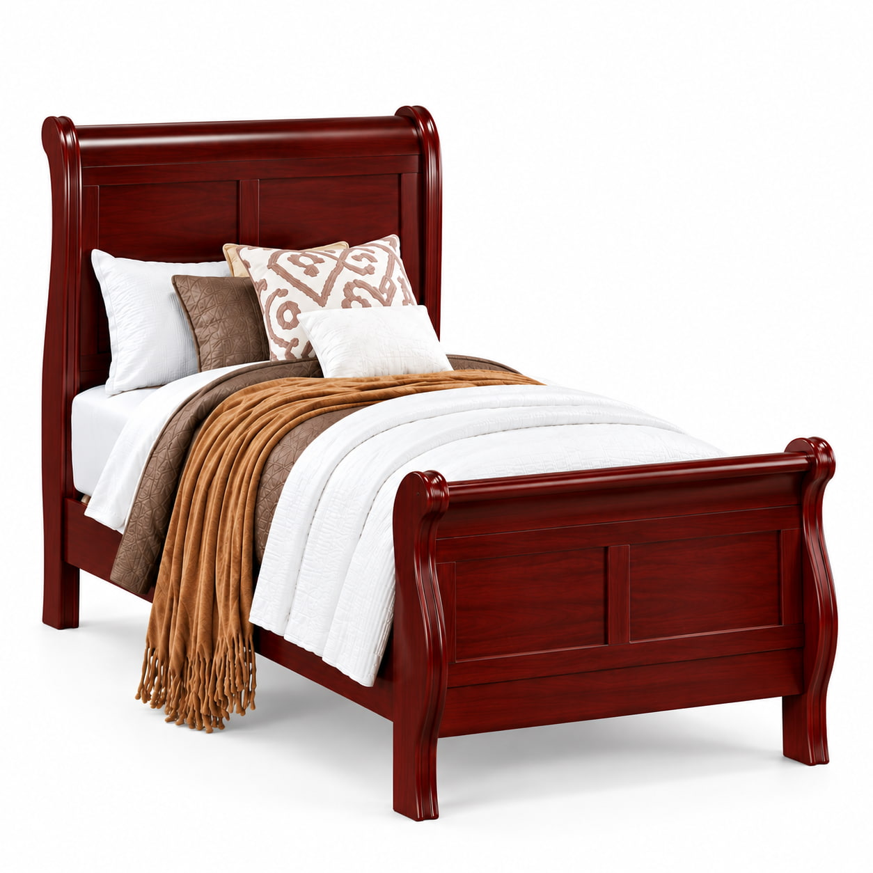 Louis Philippe Bed 39" (martini cherry)