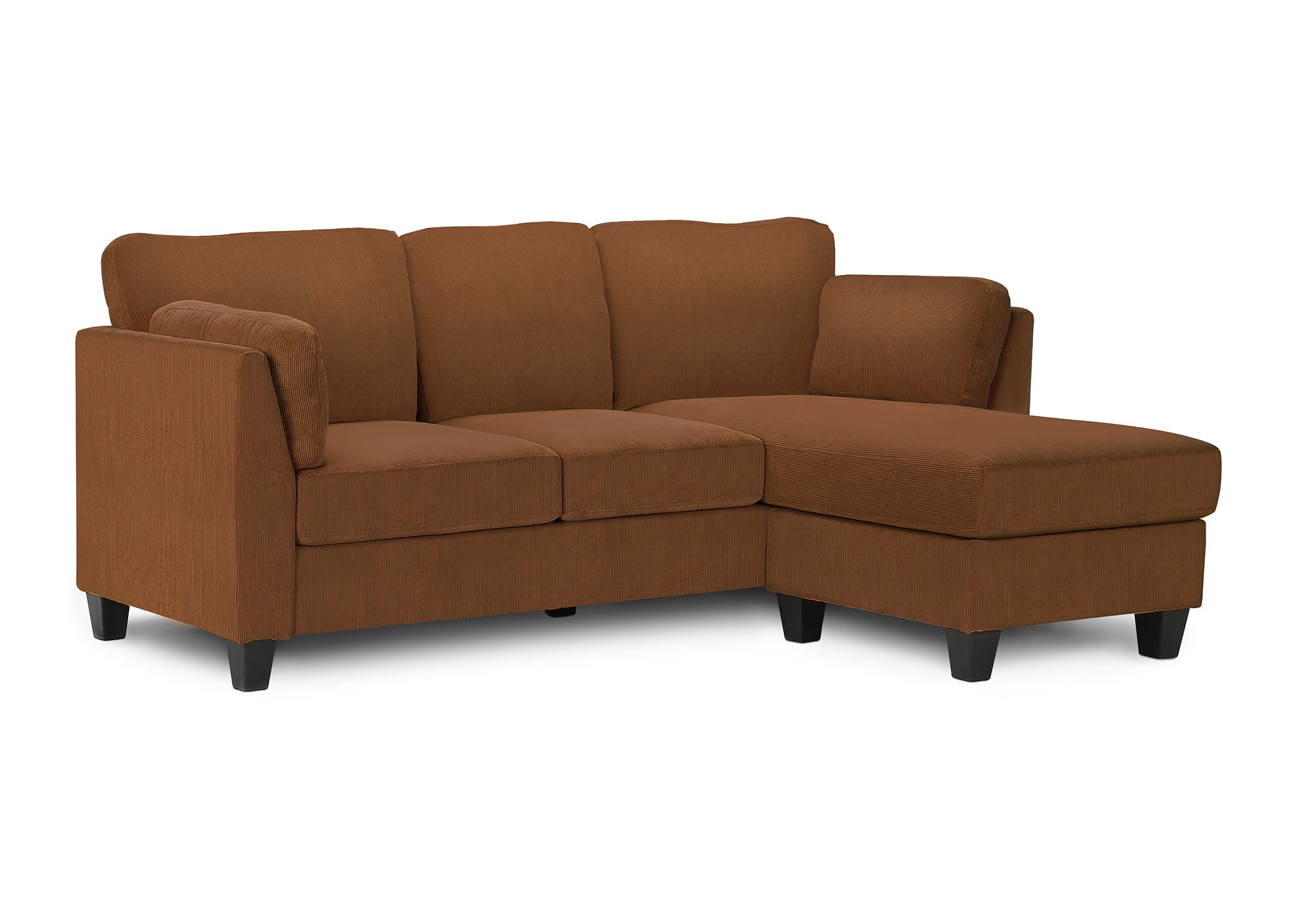 Canapé d'angle Eva 8714D44 (Rouille)