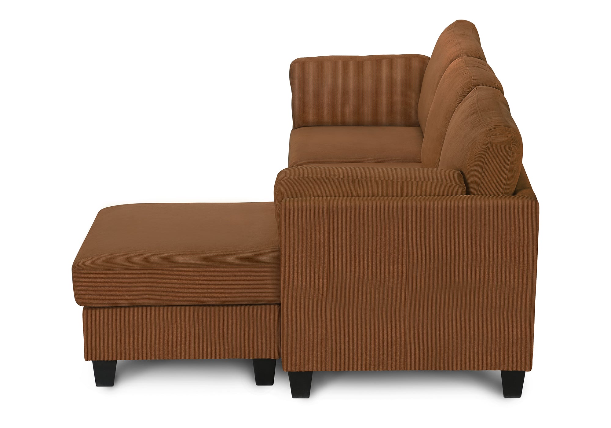 Canapé d'angle Eva 8714D44 (Rouille)