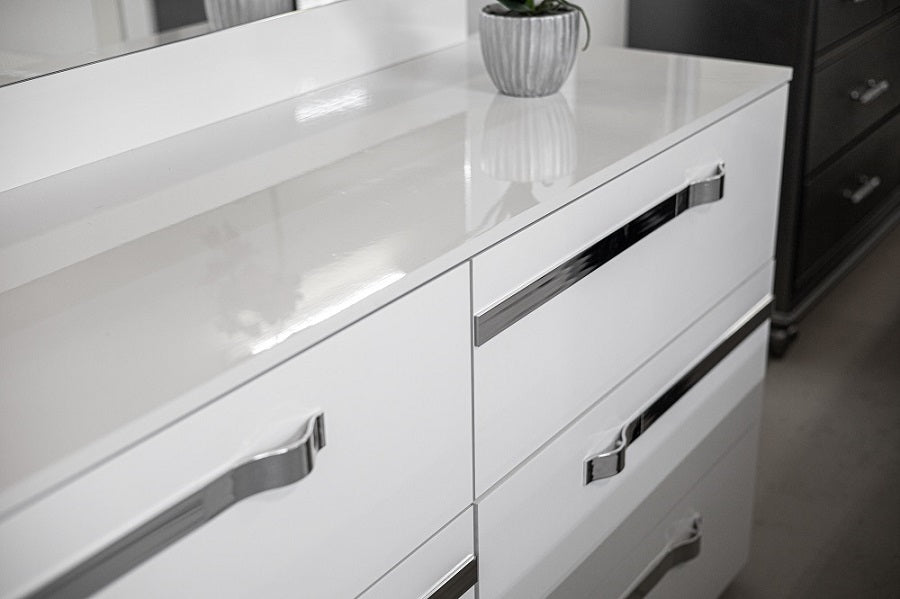 Extaza Bedroom Set 60" 3pcs (white) - Optimum Plus