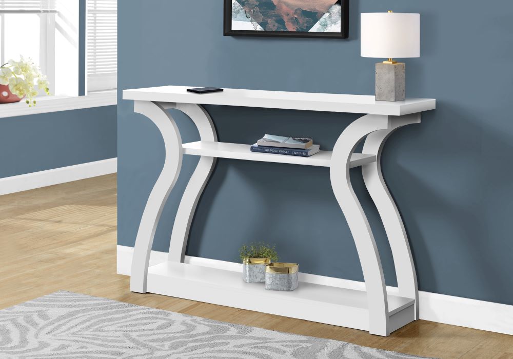 I-2438 Accent Table (white) - Optimum Plus