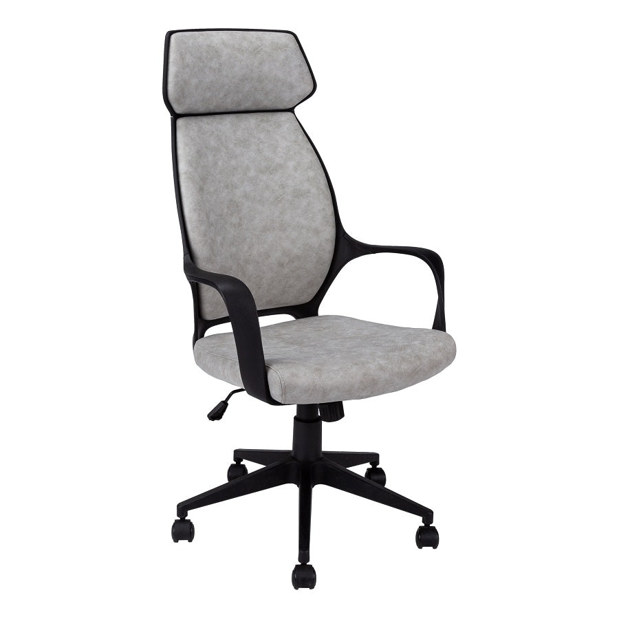 I-7250 Office chair (grey microfiber / high back executive ) - Optimum Plus
