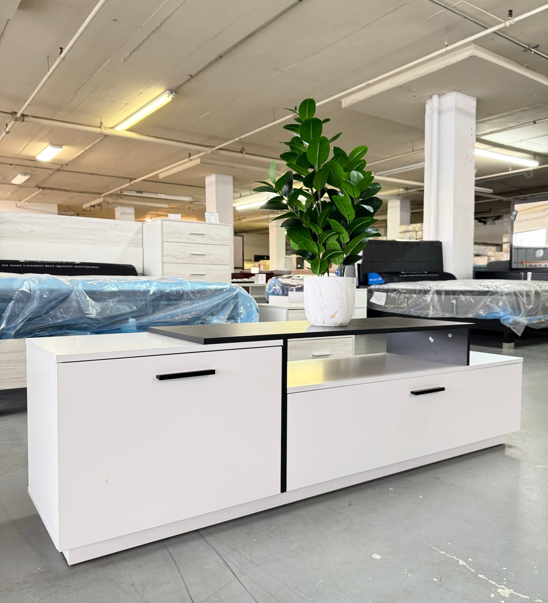 TV Stand FIBI 71" (white gloss)