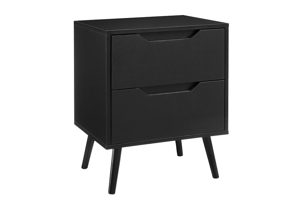 I-3689 Accent table - 24"H with 2 drawers (Black) - Optimum Plus