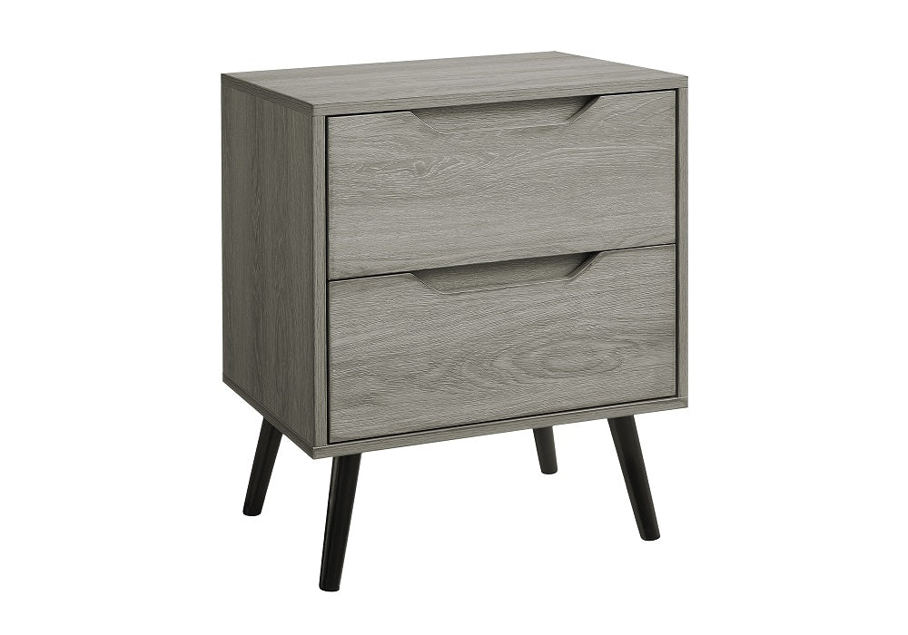 I-3693 Accent table - 24"H with 2 drawers (Taupe) - Optimum Plus