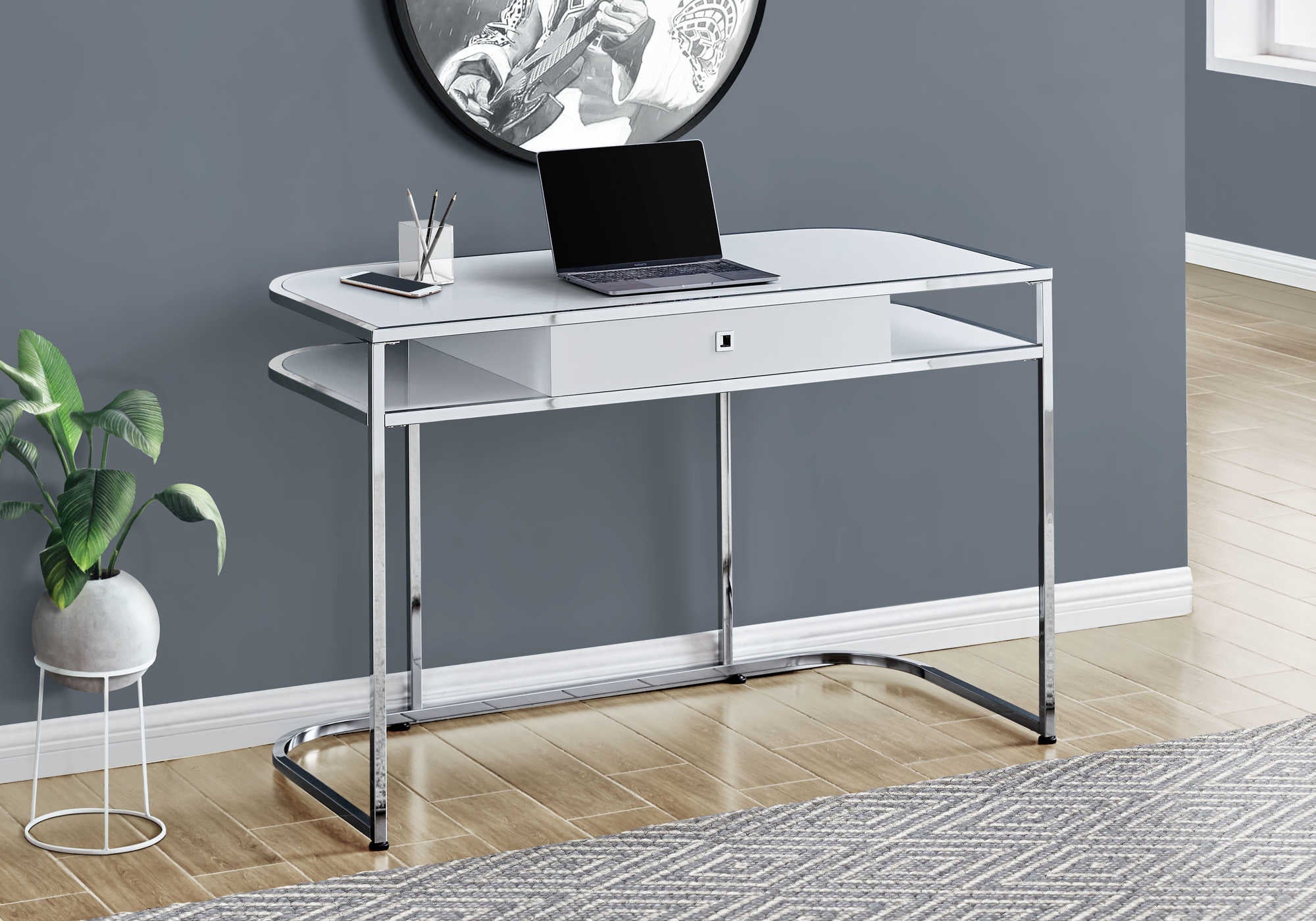 I-7520 Office Desk 48"L (white) - Optimum Plus
