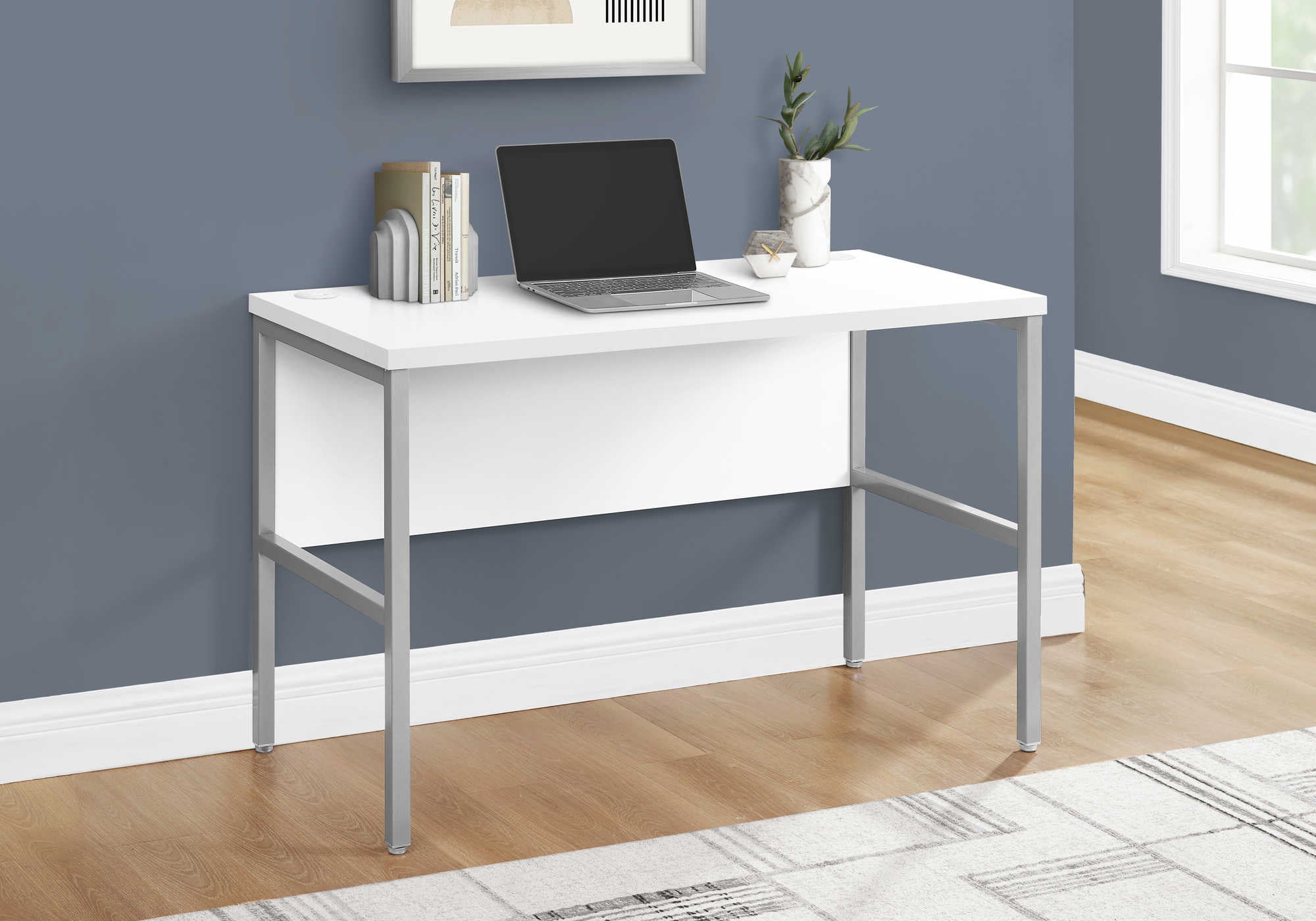 I-7726 Office Desk 48"L (white) - Optimum Plus
