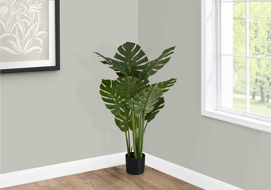 I-9510 Artificial plant 45"H / indoor monstera in a 6" pot - Optimum Plus