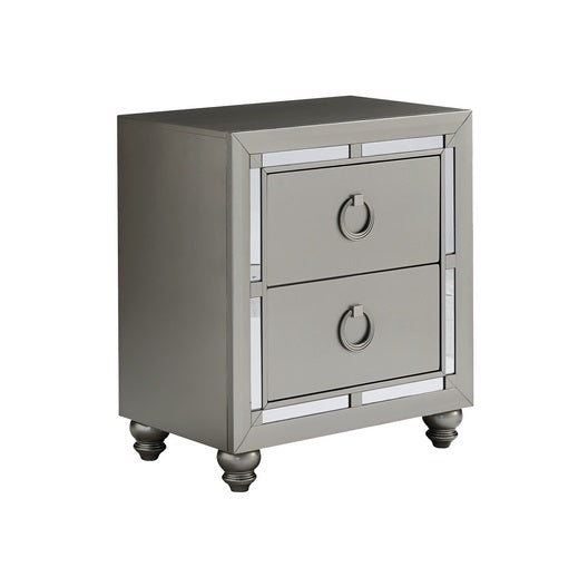 Riley Night Stand (Silver) - Optimum Plus