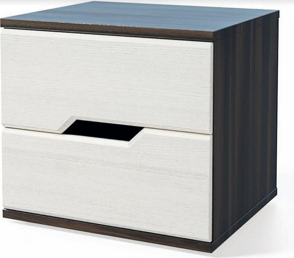 Maria Nightstand (Boras oak/white gold) - Optimum Plus