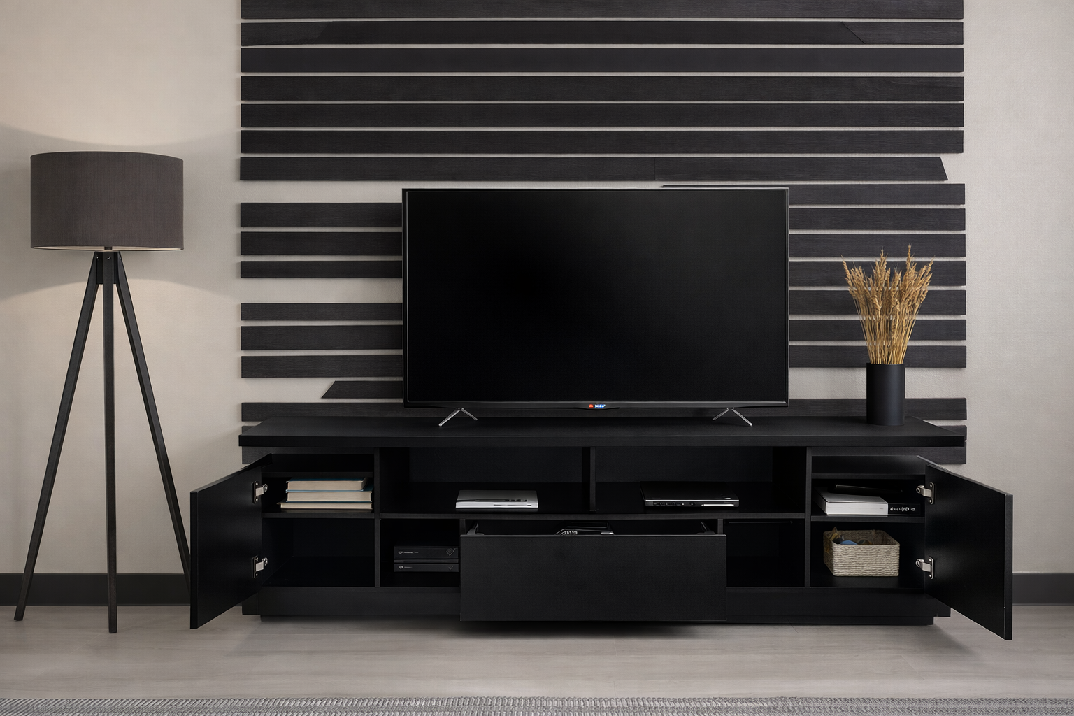 Meuble TV MARY 71" (noir)
