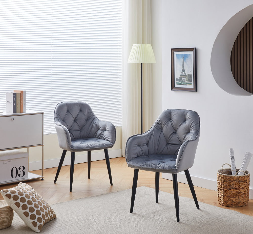 Chairs S-2613 (grey) 2pcs - Optimum Plus