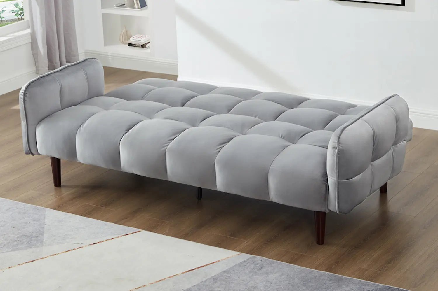 TS-1511 Klick Klack sectional sofa-bed (Grey) - Optimum Plus