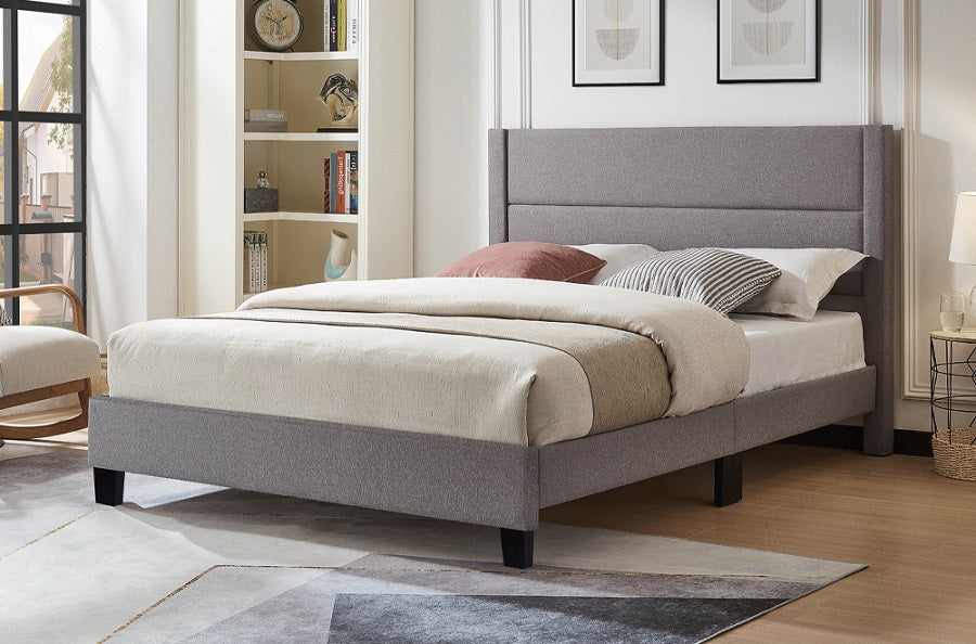 TS-2175 54″ Platform Bed (Grey) - Optimum Plus