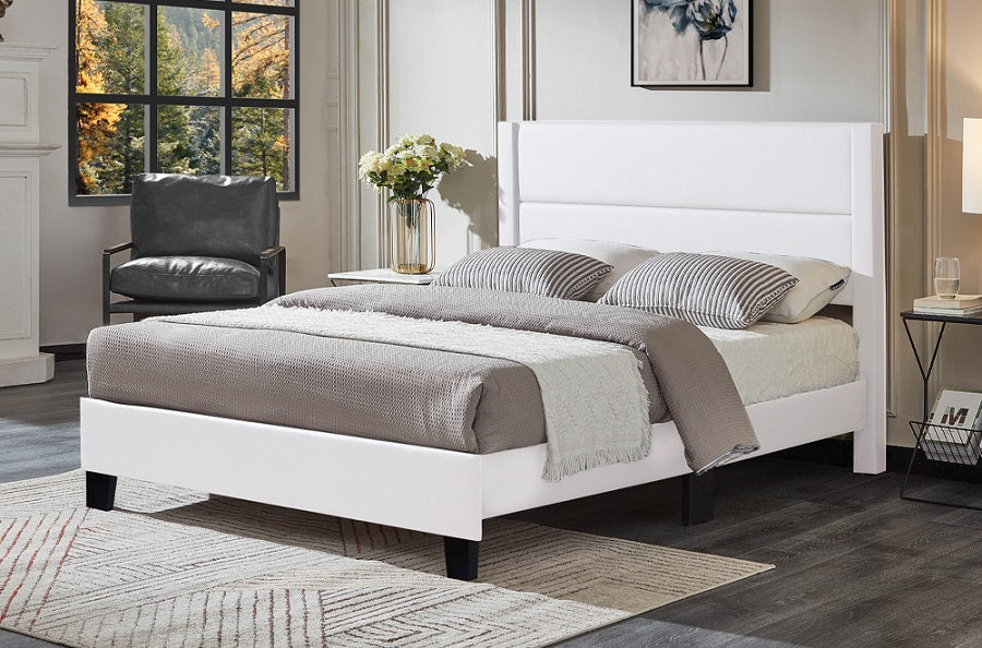 TS-2175 54″ Platform Bed (White) - Optimum Plus