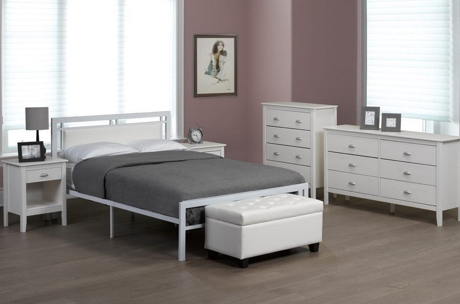 TS-2201 39" Metal Bed (white)