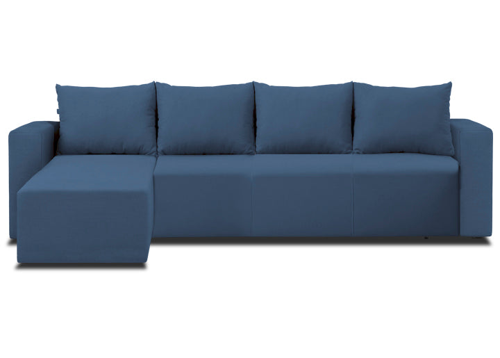 Teodor corner sofa bed 4seats (bahama, dark blue) - Optimum Plus