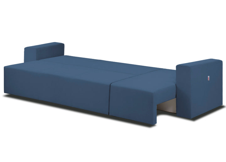 Teodor corner sofa bed 4seats (bahama, dark blue) - Optimum Plus