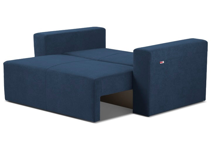 Teodor corner sofa bed 3 seats (bahama, dark blue) - Optimum Plus