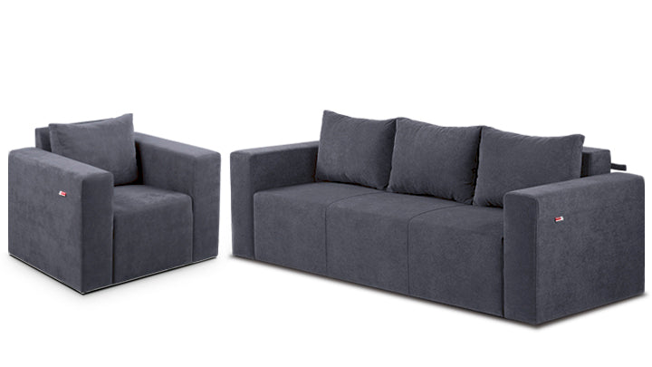 Teodor 2pcs set (grey) - Optimum Plus