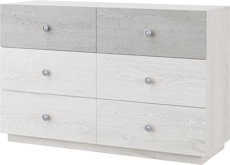 Vivian dresser 6-Drawers (Artwood/industrial) - Optimum Plus