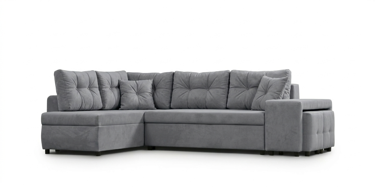 Adam-I sectional sofa-bed (Donna Light)