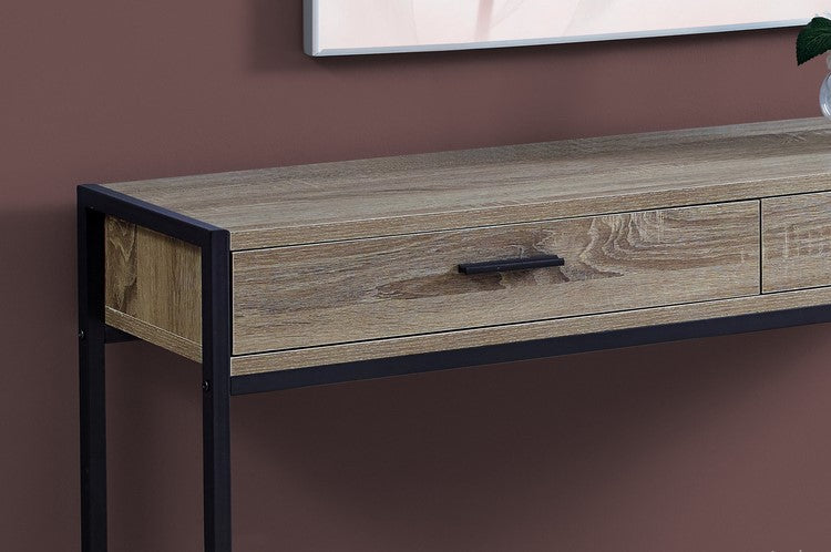 I-3511 Console 48" (dark taupe/black metal) - Optimum Plus