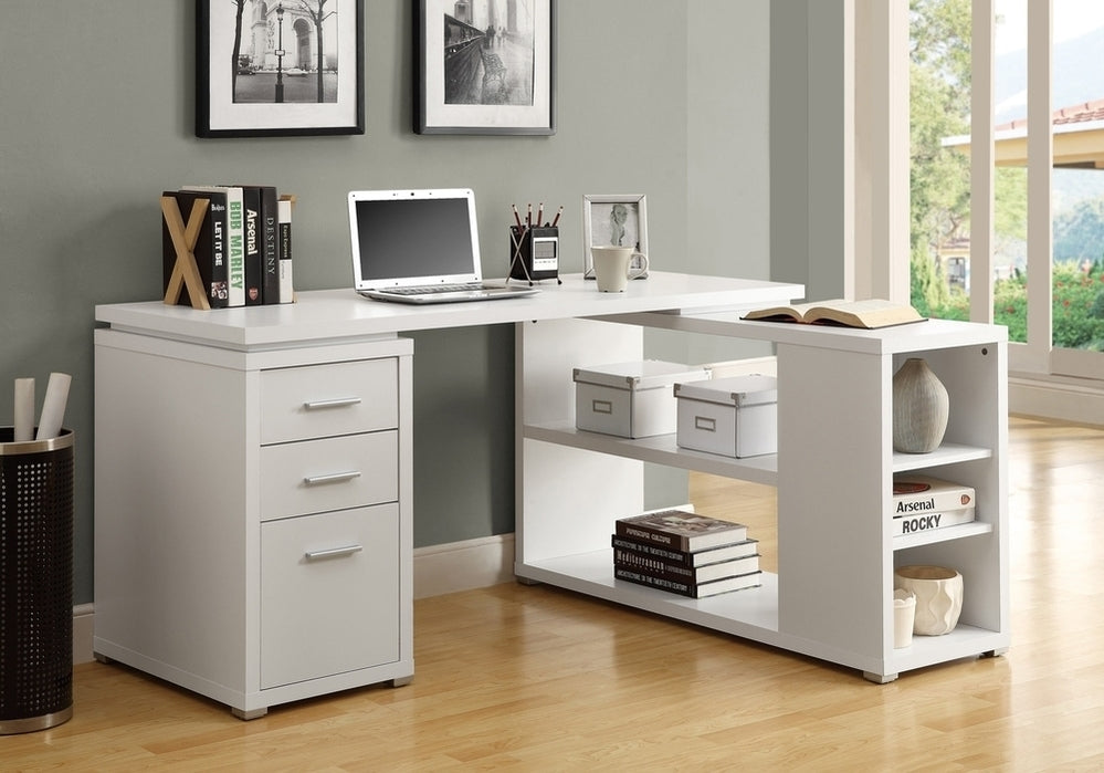 I-7023 Computer Desk (white) - Optimum Plus