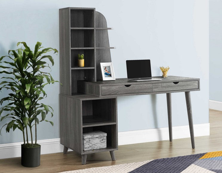 I-7098 55"L Desk (grey) - Optimum Plus
