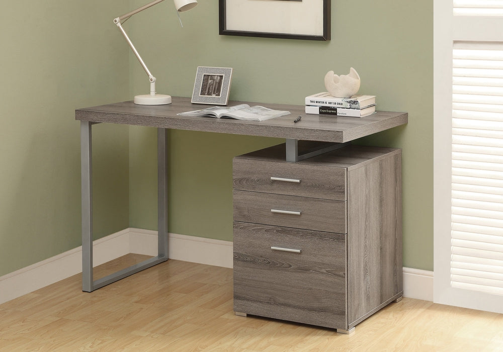 I-7326 Desk - 48 "L (dark taupe left or right orientation) - Optimum Plus