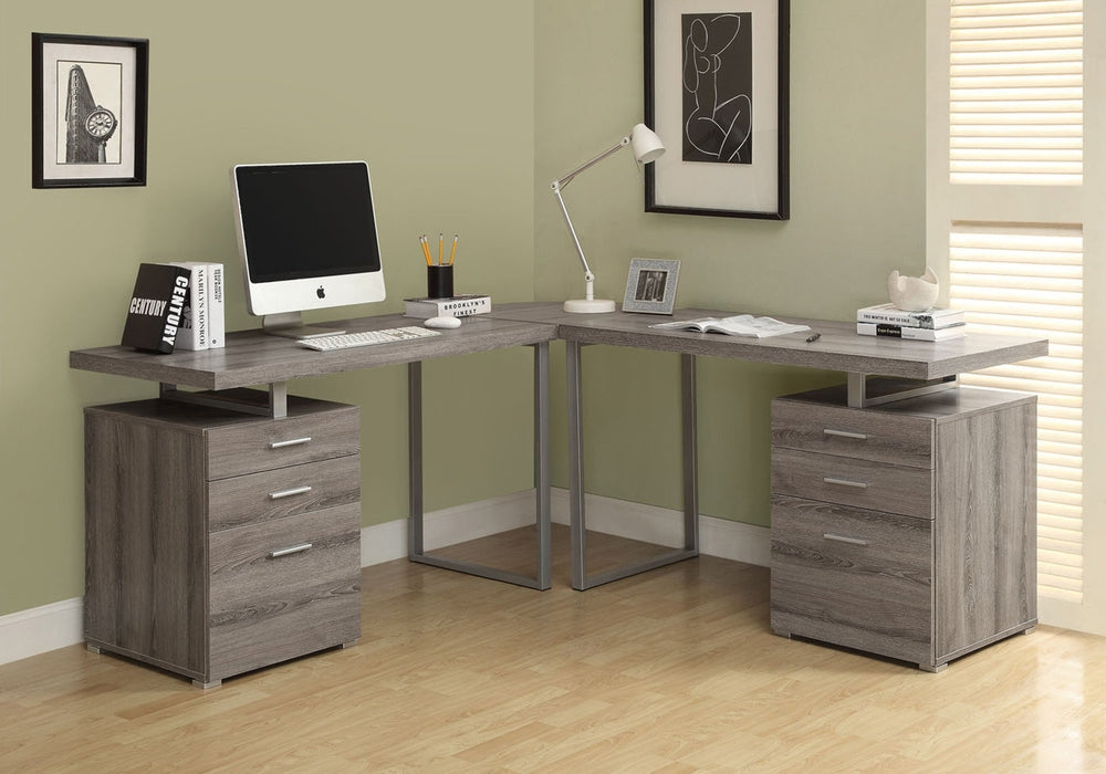 I-7326 Desk - 48 "L (dark taupe left or right orientation) - Optimum Plus