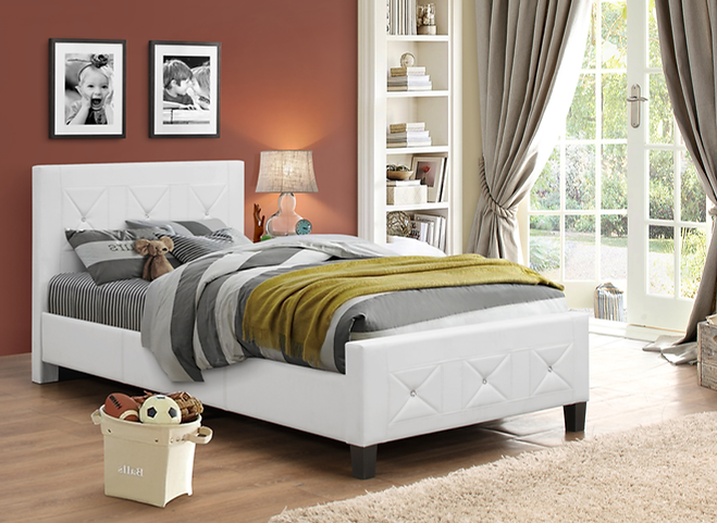 IF-178 Bed 54" (White) - Optimum Plus