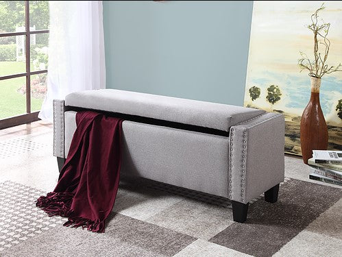 IF-6250 Storage bench (light grey) - Optimum Plus