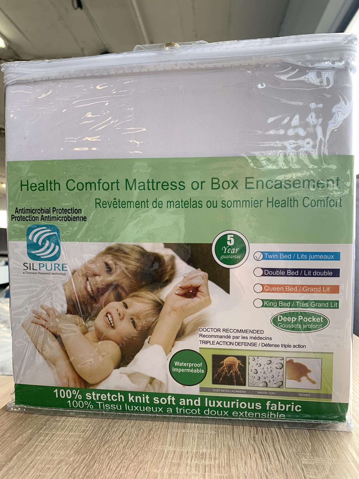 Mattress protector Queen 60" (waterproof) - Optimum Plus