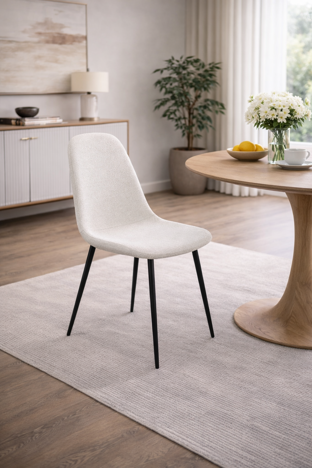 Chaise Mila (blanche) 2pcs