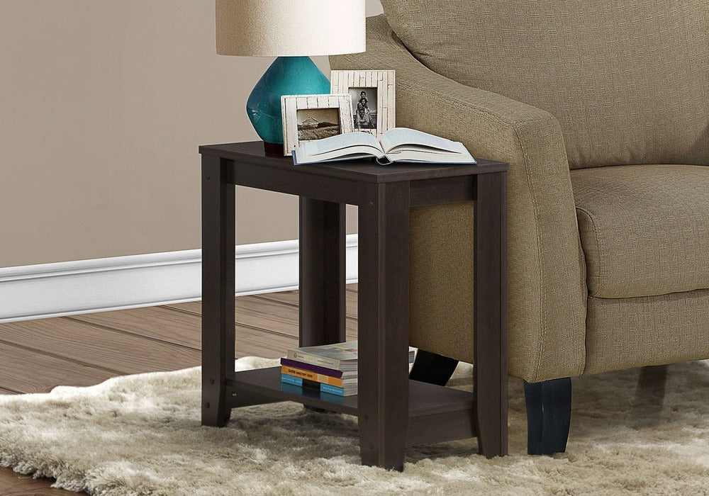 I-3119 Accent Table with shelf (cappuccino) - Optimum Plus