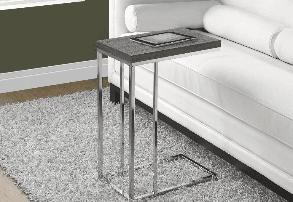 I-3253 Accent Table (light brown/metal chrome) - Optimum Plus
