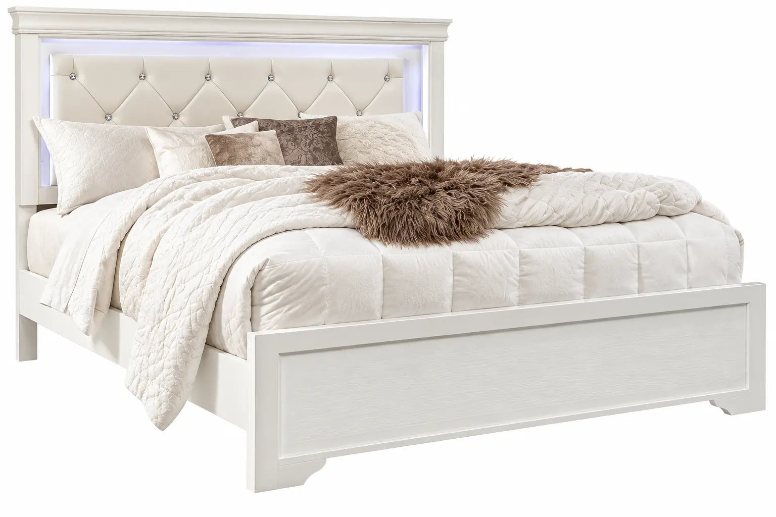 Pompei Bed 60" (White)